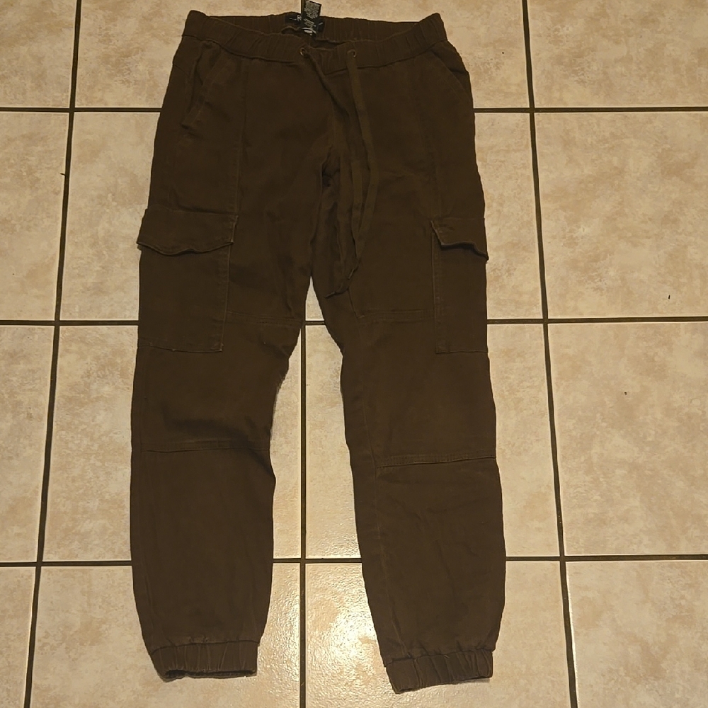 Womens Brown Cargo Pants